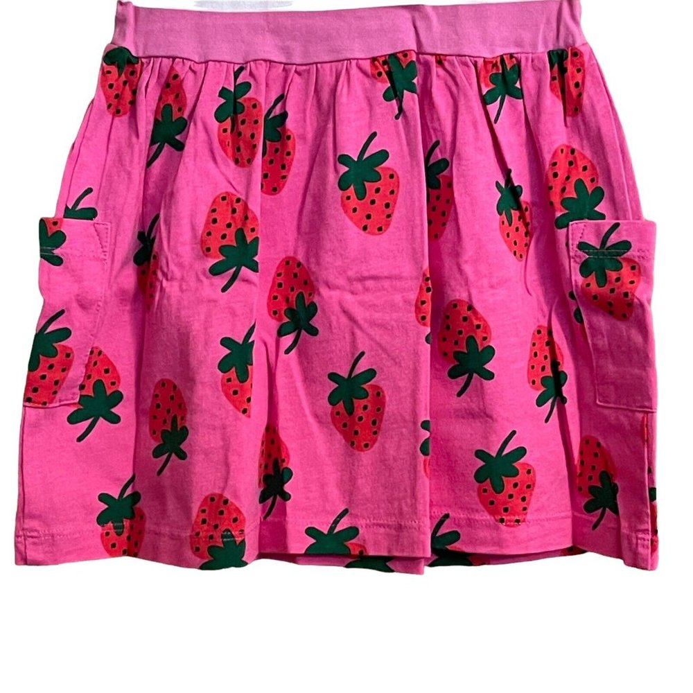 Hanna Andersson Girls Striped Strawberry Mixie Dress 2T 85CM Pink Summer NEW - Picture 10 of 12